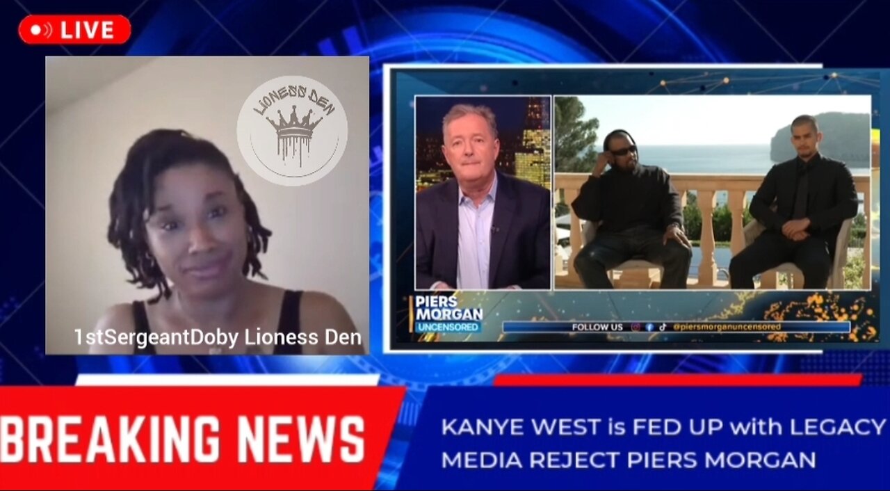 YE verzuz Piers Morgan BACK AGAIN 🌹🕊●💎 #freetheland