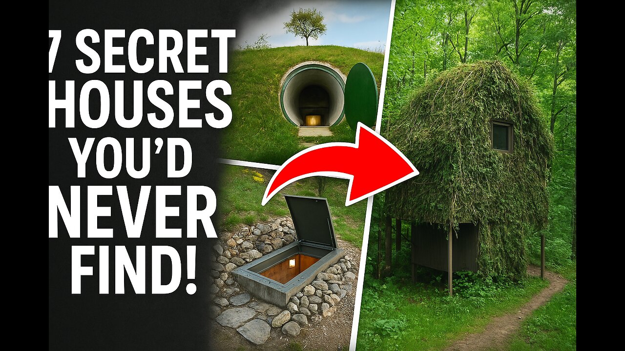 7 SECRET Houses You'd NEVER Find! 🕵️♂️🔍