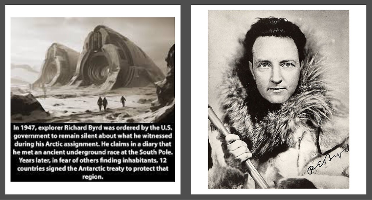 ANTARCTIC TREATY - ADMIRAL BRYD - FLAT EARTH
