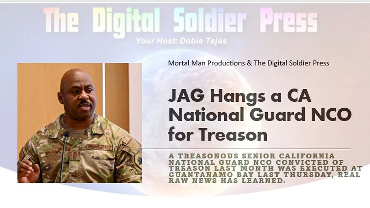 JAG Hangs CA National Guard NCO for Treason