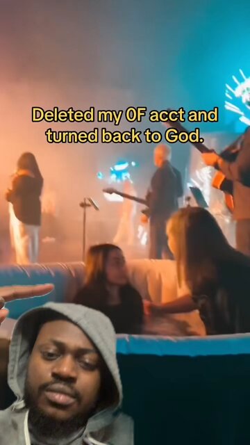 Only Fans Girl gives her life to JESUS!!! #god #jesus #rumble