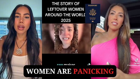Women are panicking while we have our passports traveling