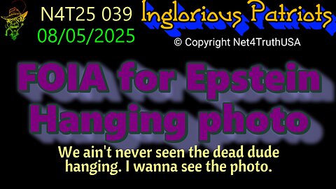 N4T25 039 - FOIA for Epstein Hanging photo