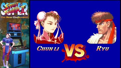 Super Street Fighter II (Arcade) - Chun-Li vs. Ryu