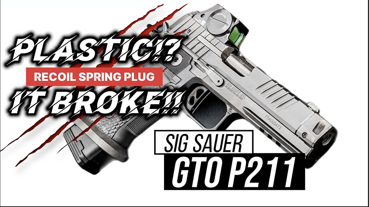 Sig Sauer DID WHAT? Plastic Part Could Be The P211 GTO's Down Fall