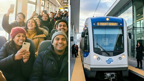 【4K】Toronto New Subway Line Opening Day 🚊 Full Ride Canada 🇨🇦