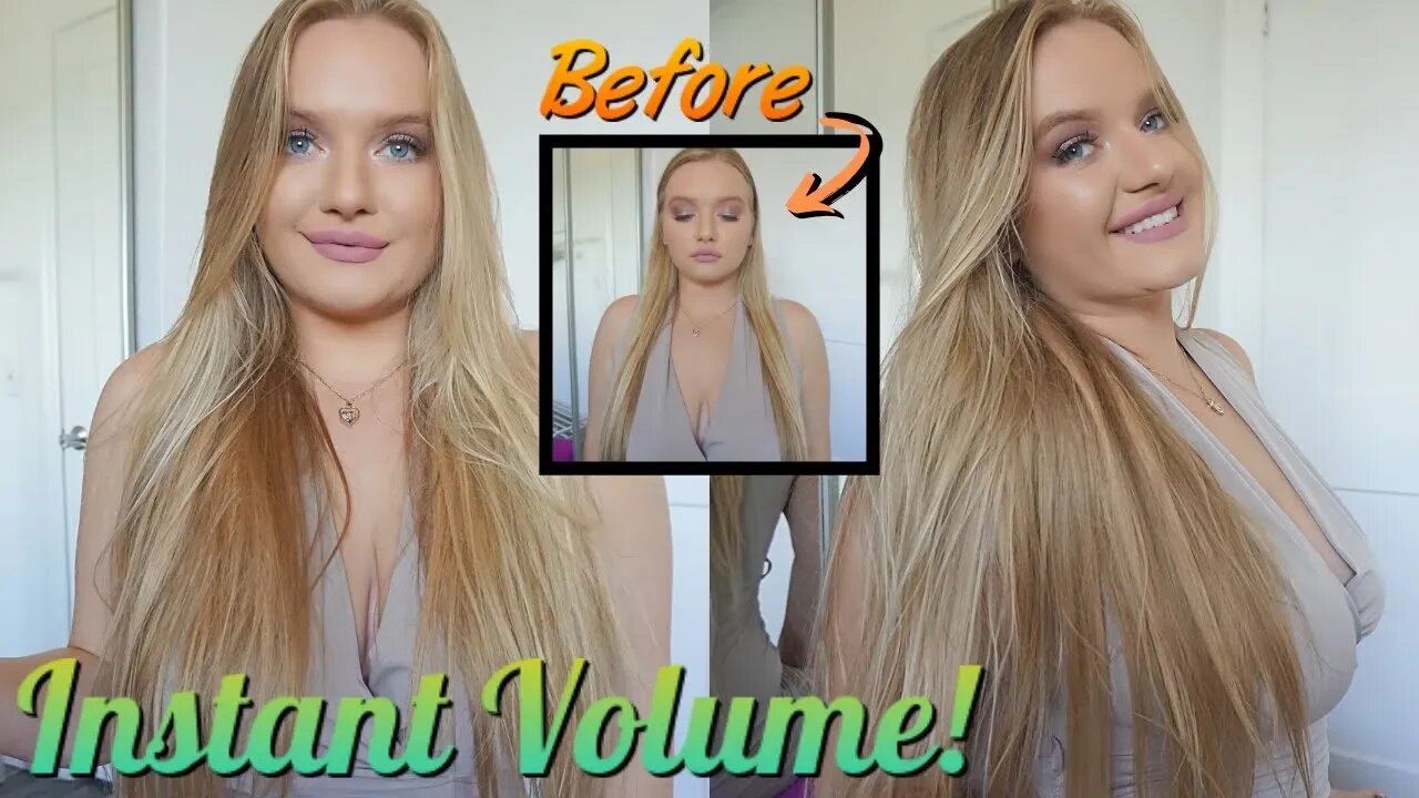 Get Volume Instantly for Thin Hair! Amazing Beauty Hair Extensions For Thin Fine Hair