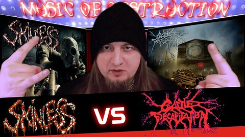 ☠Skinless Trample The Weak Hurdle The Dead Vs Cattle Decapitation The Harvest Floor☠