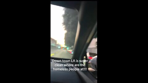 Downtown Los Angeles is looking clean now that mass deportations are going on.