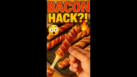 Bacon Recipe Hack You Need to Try! 🥓🔥 | Cheesy Puff Pastry Twists