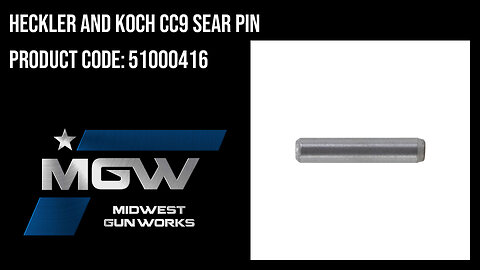 Heckler And Koch CC9 Sear Pin - 51000416