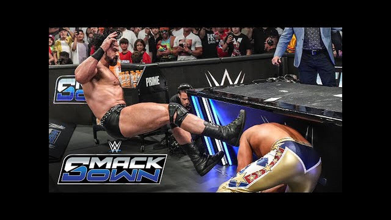 Drew McIntyre DESTROYS Cody Rhodes in brutal fashion SmackDown highlights, Aug. 8, 2025 - WWE