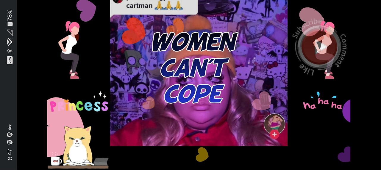 Women can't cope