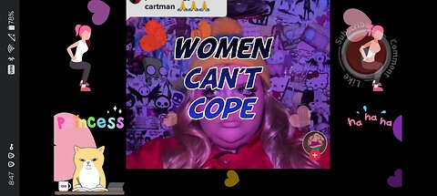 Women can't cope