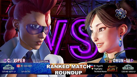 Kuya Kalbo SF6 Ranked Roundup. Chun Li Master Rank [Hori Fight Stick]