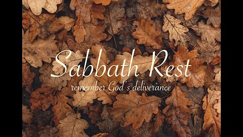 Keeping the Sabbath Holy
