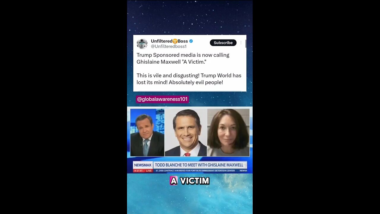 Greg Kelly called Ghislaine Maxwell a victim on his Newsmax show.