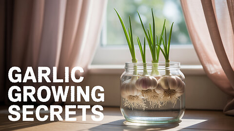 Beginner's Simple Guide to Growing Garlic with Just Water!