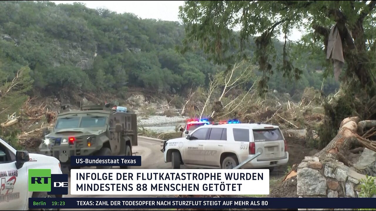 Flut in Texas: Suche nach Vermissten geht weiter – 88 Tote