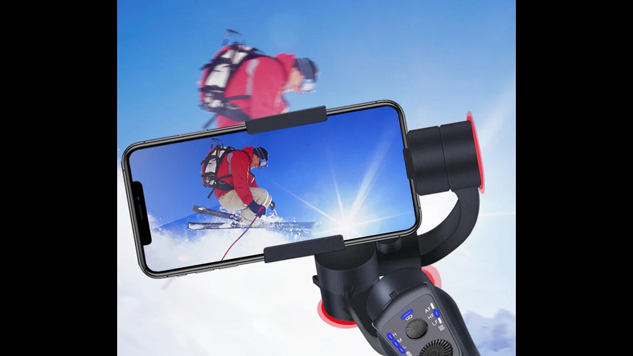 Three-axis Stabilized Phone_Camera Holder, with Stabilizer, Automatic Recognition Tracking