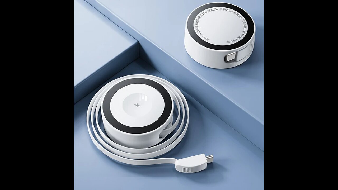 3-in-1 Portable Magnetic Wireless Charger