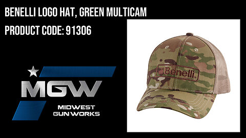 Benelli Logo Hat, Green Multicam - 91306