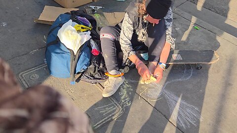 chalk feet