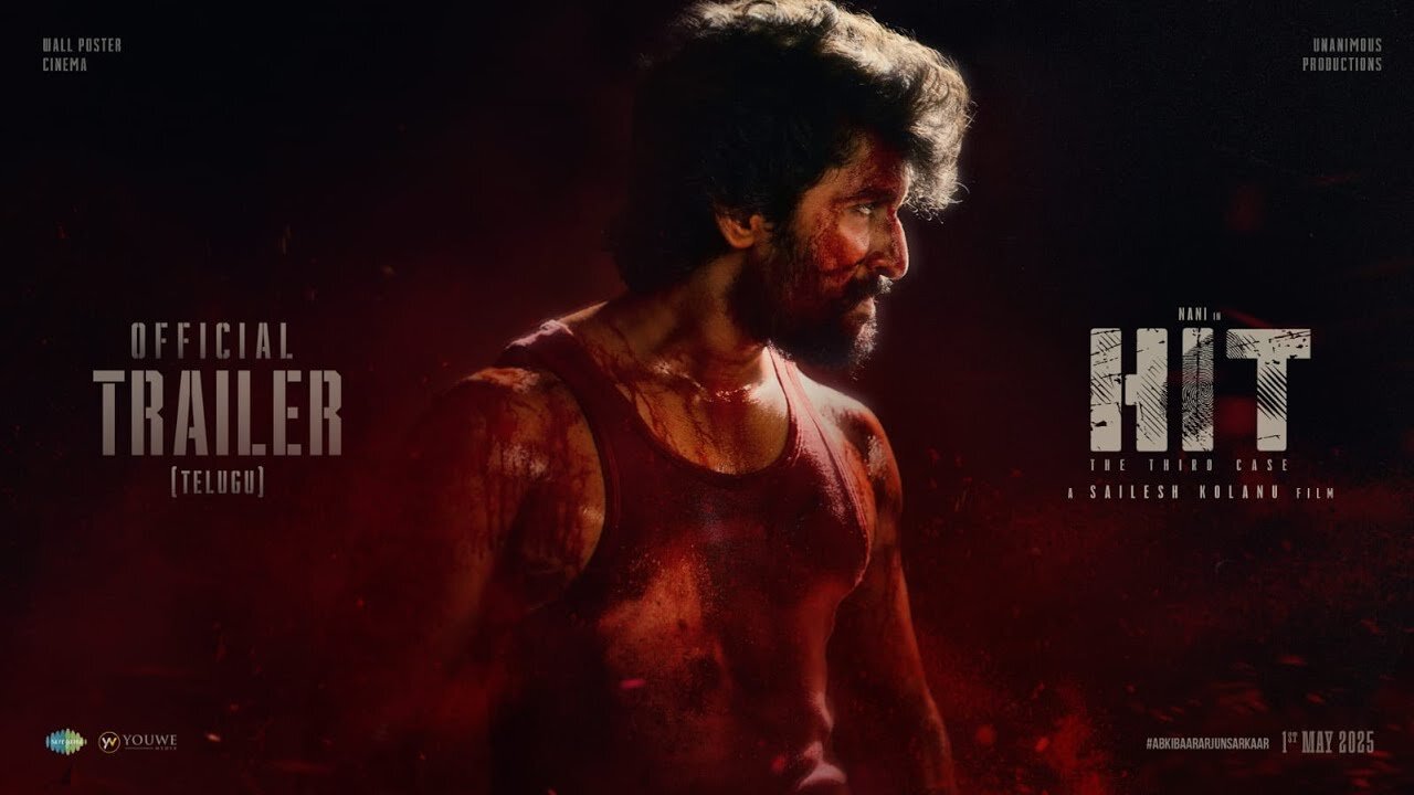 HIT 3 Telugu Trailer | Nani | Sailesh Kolanu | Srinidhi Shetty | In Cinemas May 1st