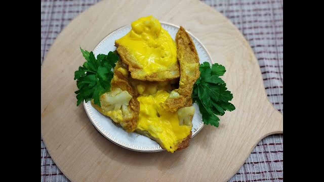 Delicious food with cauliflower