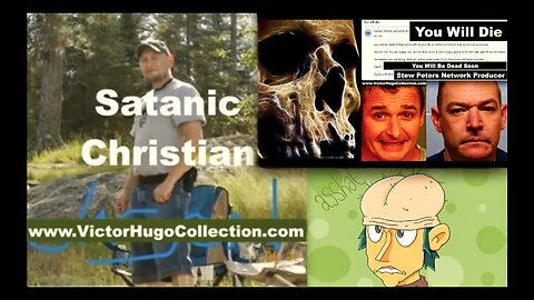 Stew Peters Network Death Threat Inspires Imbecile Hillbilly Hypocrite Satanic Christian Ass Hat