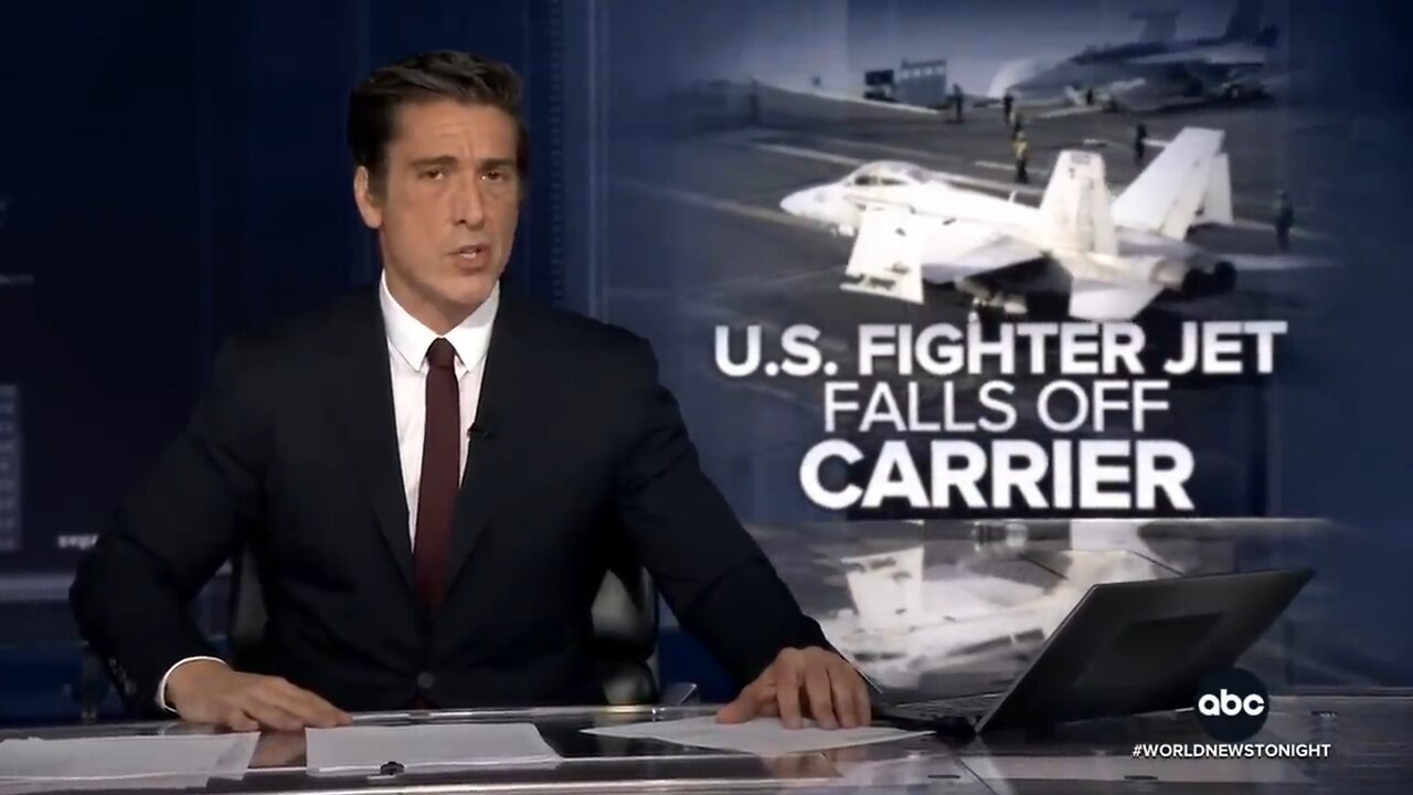 U.S. F-18 falls off USS Harry Truman carrier into Red Sea
