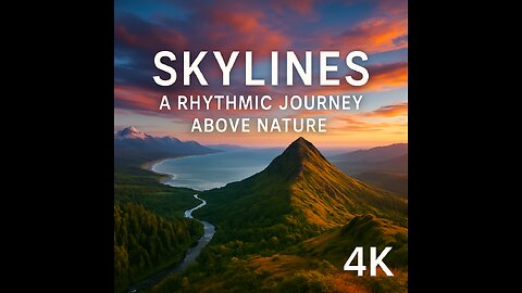 Skylines / A Rhythmic Journey Above Nature – 4K