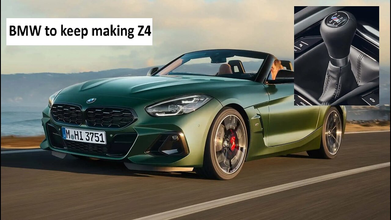 BMW to keep making the Z4, stick shift saves the day