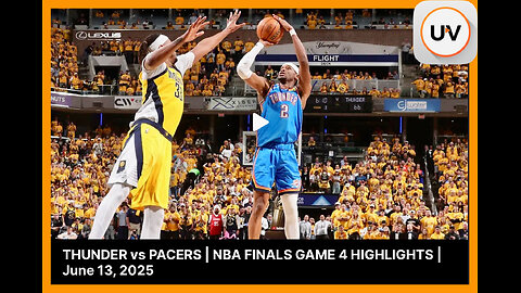 THUNDER vs PACERS | NBA FINALS GAME 4 HIGHLIGHTS | June 13, 2025