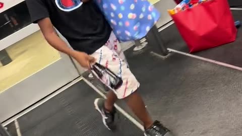 Little Black kids caught stealing at a Walgreens