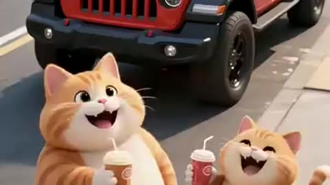 The little orange cat is too hands-on.