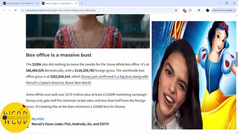 Disney’s “Snow White” Re-Release Starring Rachel Zegler BOMBS Hard… AGAIN! | Woke Watch