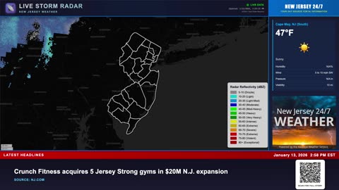 New Jersey 24/7 – Live NJ Weather, Radar, & Traffic | Headlines, Alerts