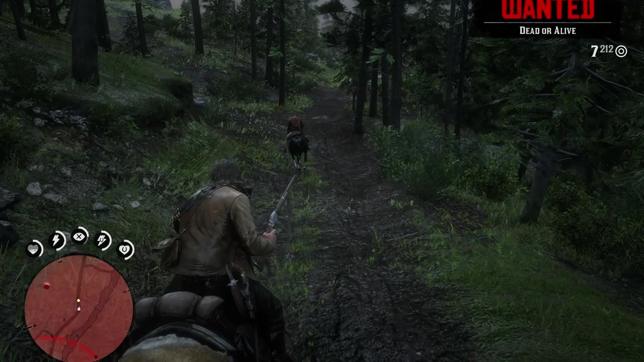 The horseback shooting was pretty neat.