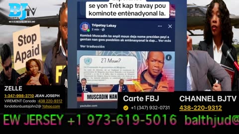 18 NOV YO MONTRE BAGAY YO TRÔ KLÈ MEZANMI GADE ON AMBISCAD NOU PRAN