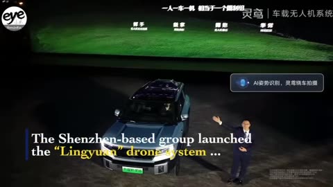 BYD, together with DJI, began selling a system for launching drones from the roof for all its cars