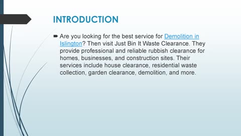 Best Demolition in Islington
