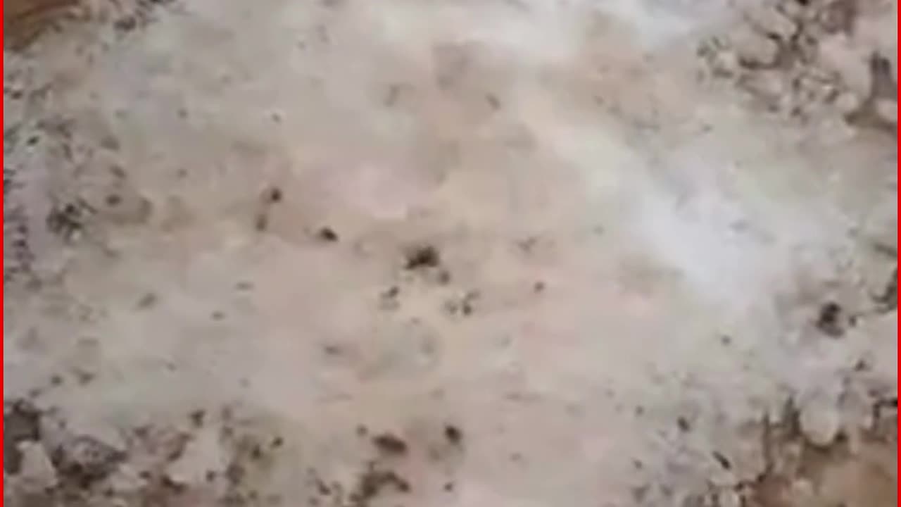 20-kg Ice Block Falls From the Sky in Badaun — Workers Narrowly Escape Disaster!