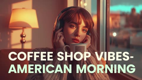 Coffee Shop Vibes – American Morning ☕🌄 Study & Work Music