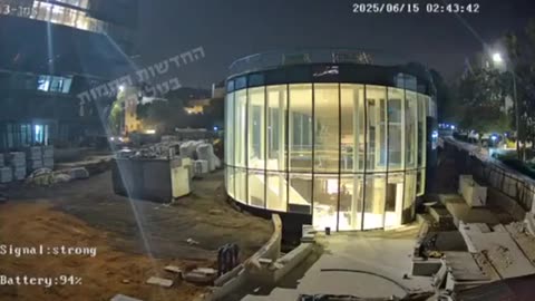 The moment the evil Weizmann Institute of Science gets bombed in Israel