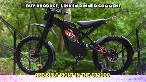 OUXI GT2000 Electric Bike 60V Battery Offroad Tire Electric Bike