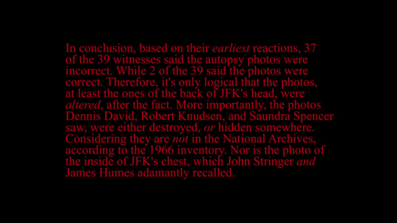 MORE on JFK head wound, evidence of alteration in the wounds &photos-Palamara/O'Halloran compilation