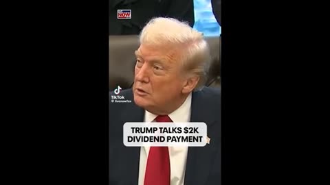 Trump 2k dividend ..