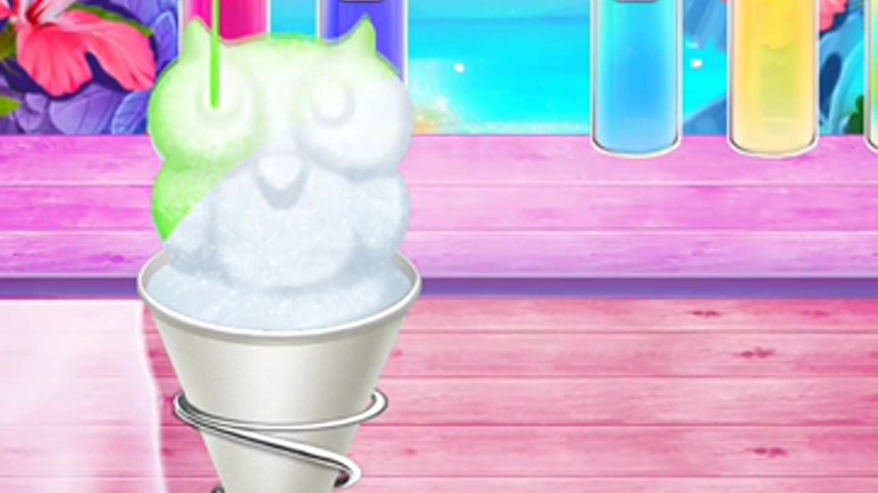 🦄🍧 Unicorn Cooking: Rainbow Snow Cone Recipe