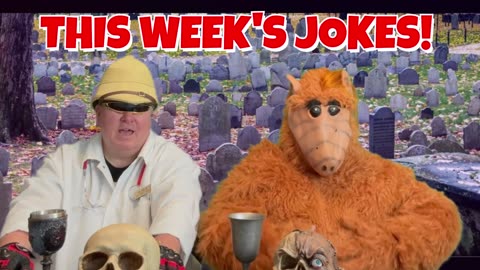 Cemetery Cinema Jokes from Cruse of Bigfoot!